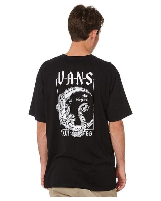 Vans Black Crescent T-Shirt for men