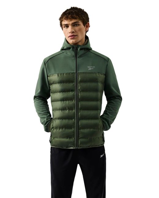 Reebok Green Heywood Hybrid Jacket for men