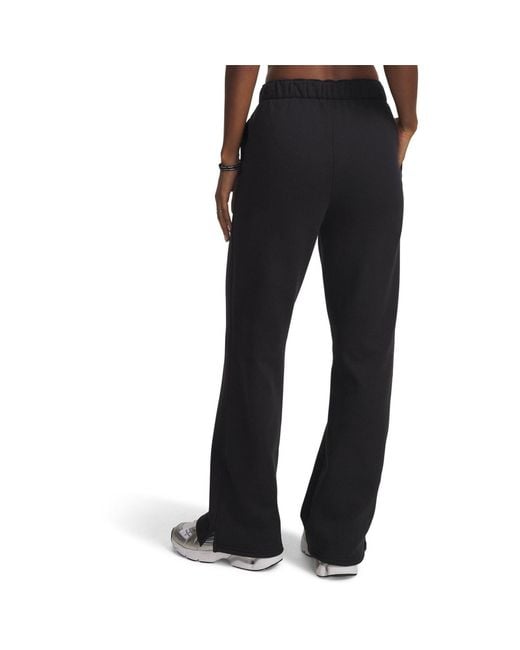 Under Armour Black Icon Vida Fleece Tracksuit Bottoms