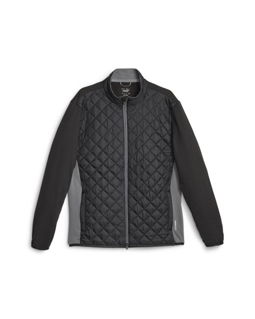 PUMA Gray Golf Frost Quilted Jacket for men