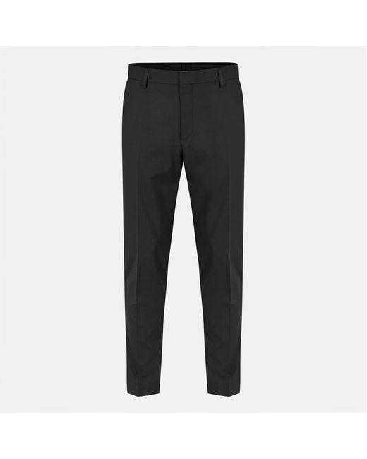Boss Black Genius Solid Patterned Straight Chinos for men