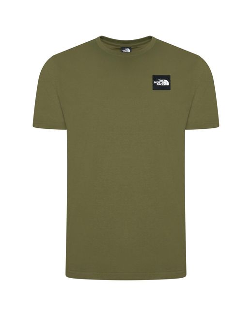 The North Face Green Nse Patch Logo T-Shirt Forest for men