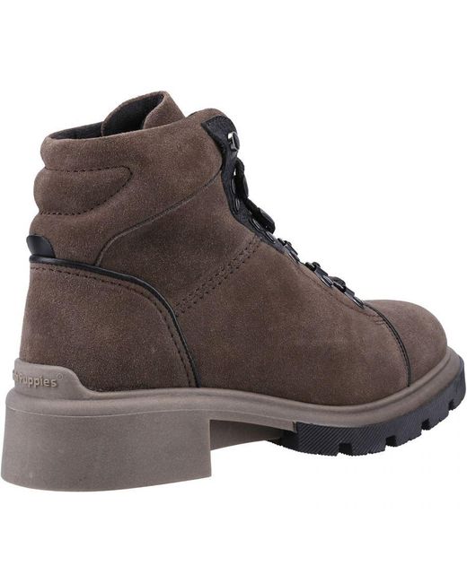 Hush Puppies Brown Rita Hiker Boot Memory Foam
