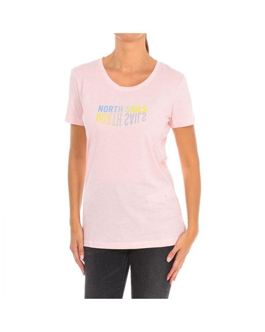 North Sails T-shirt Met Korte Mouwen 9024290 in het Pink