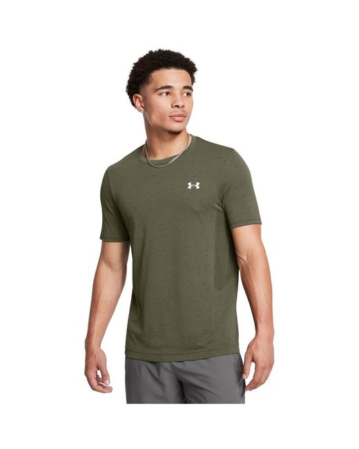 Under Armour Green Seamless T Shirt for men