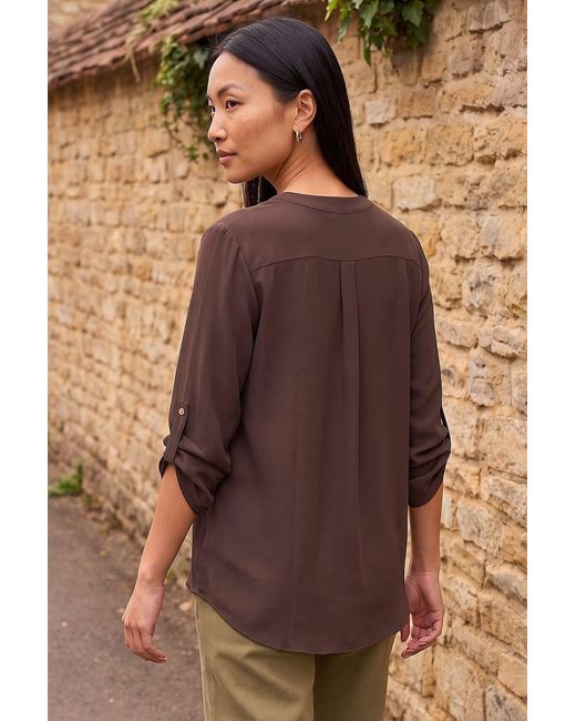 Roman Brown Button Shirt