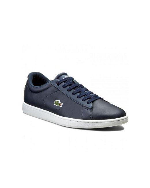 Lacoste Carnaby Evo Bl 1 Spw Navy Blue Trainers Leather