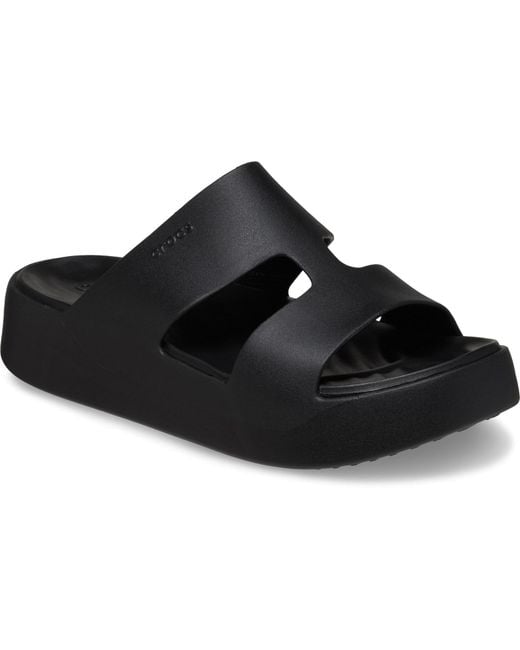 CROCSTM Black Cro Dsv Getaway Platform H-Strap