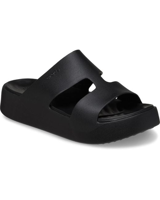 CROCSTM Black Cro Dsv Getaway Platform H-Strap