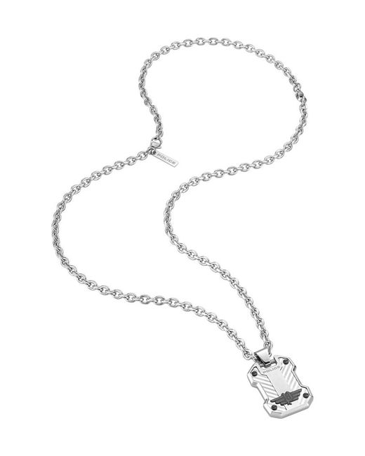 Police White 26324Pss-01 Bruckner Necklace for men