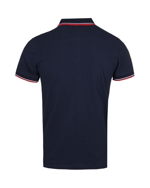 DIESEL Blue T-Randy Broken Logo & Polo Shirt for men