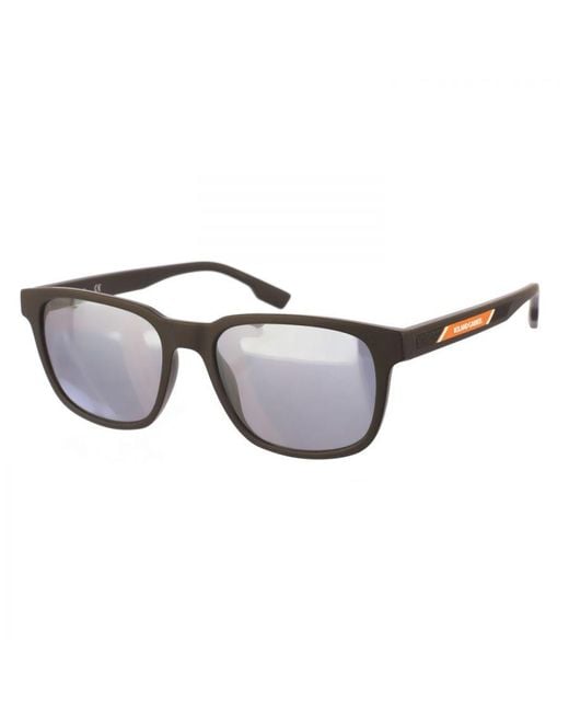 Lacoste Black Square Shaped Acetate Sunglasses L980Srg for men