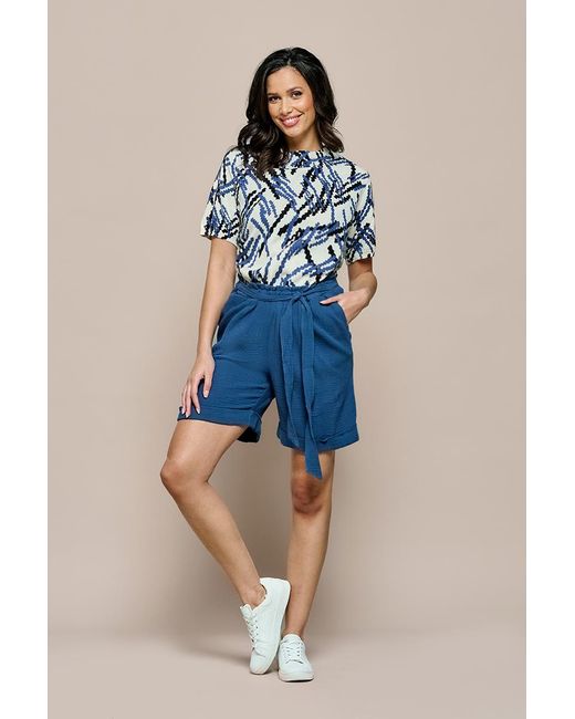 Mart Visser Caley Short Grijsblauw in het Blue