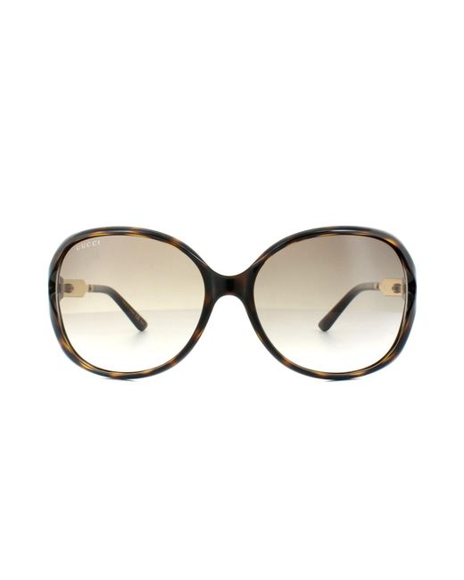 Gucci Brown GG0076S 003 Women's Sunglasses