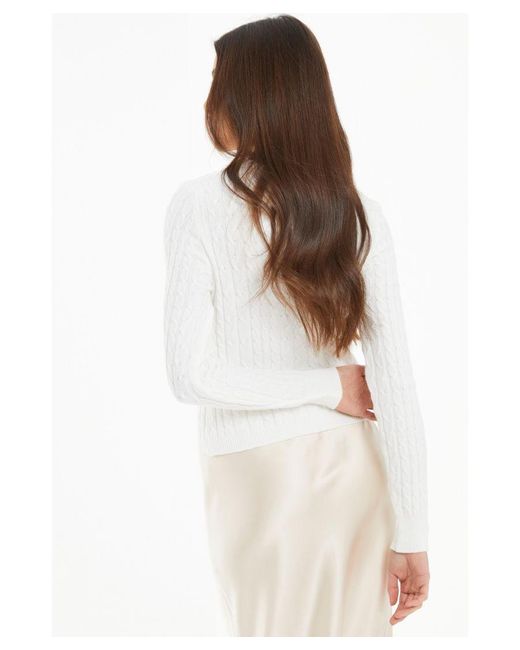 White cut hot sale out jumper