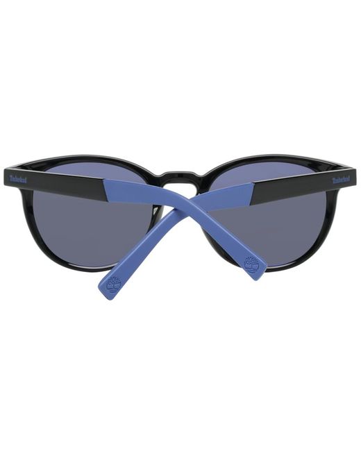 Timberland Blue Round Shiny Polarized Sunglasses