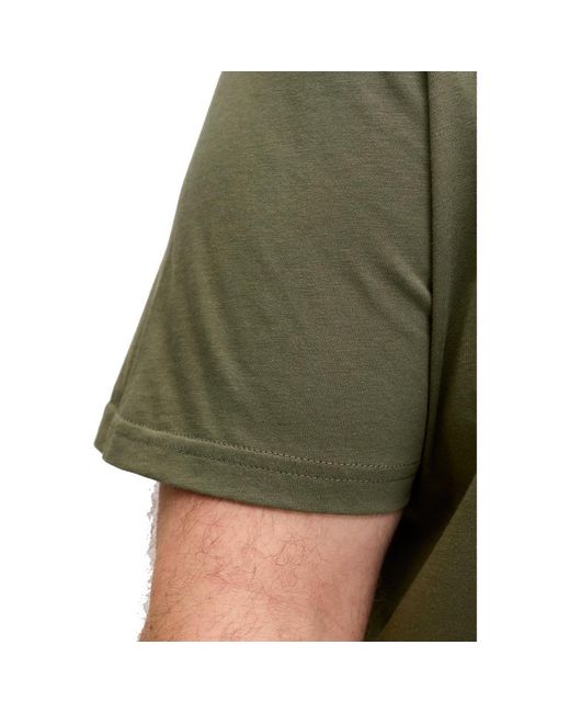 Jack & Jones Green Graphic T Shirt Round Neck Tee Plus Size for men