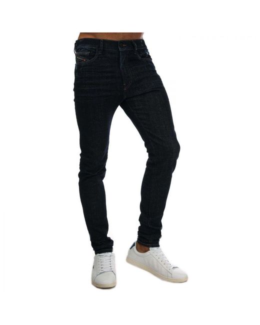 DIESEL Black D-Amny-Y Skinny Jeans for men