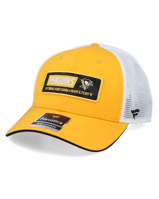 Fanatics Yellow Nhl Pittsburgh Penguins Cap for men