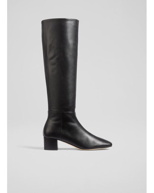 L.K.Bennett Black Karen Knee Boots