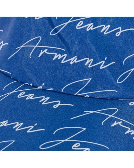 Armani Blue Printed Name Cap 934052-8ph0c Man for men