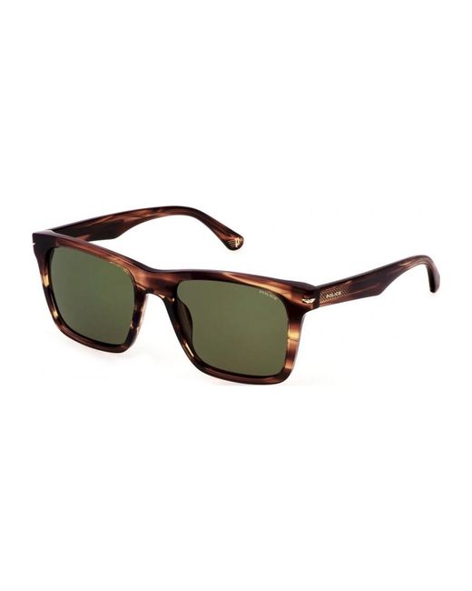 Police Green Spln35M 53 5309N3 Sunglasses