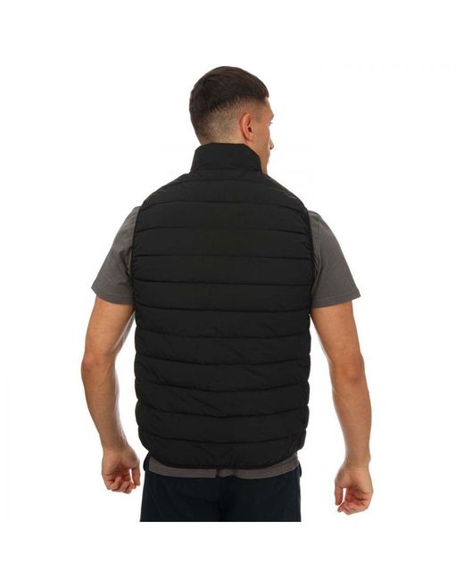 Weekend Offender Black Jasper Padded Gilet for men