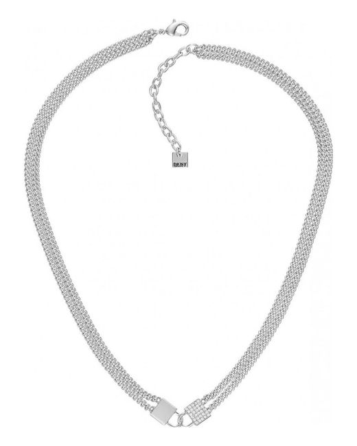 DKNY White 5520107 Ladies Necklace
