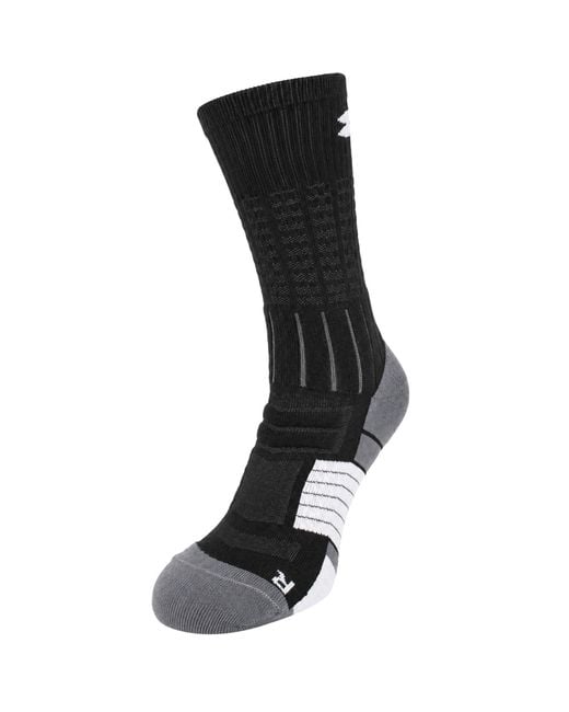 Under Armour Black 1-Pack Unrivaled Crew Socks for men