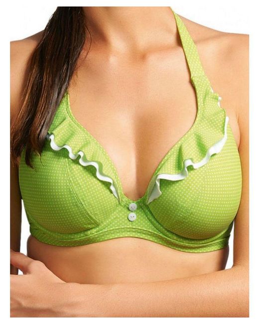 Freya Green Cherish Halterneck Bikini Top
