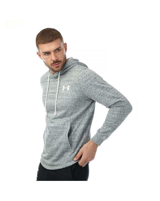 Under Armour Blue Ua Rival Terry Hoodie for men