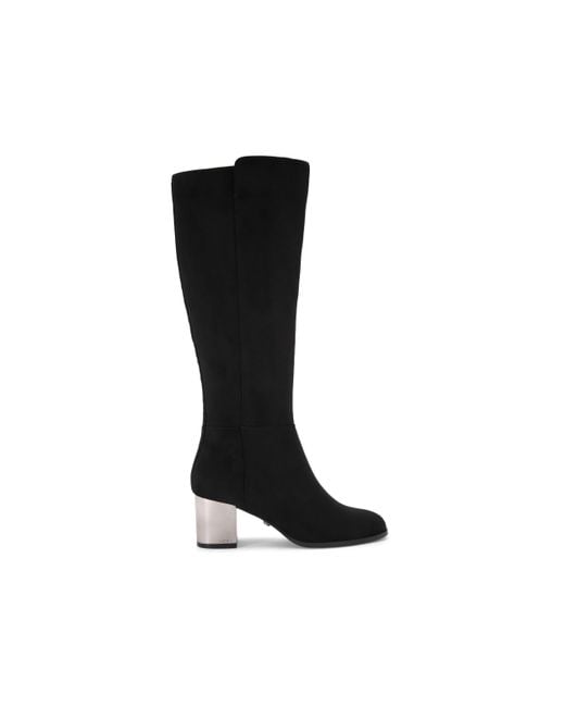 Carvela Kurt Geiger Black Boots Fabric Royal High