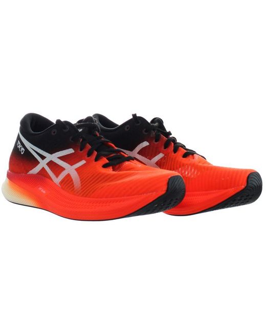 Asics Red Metaspeed Edge Trainers