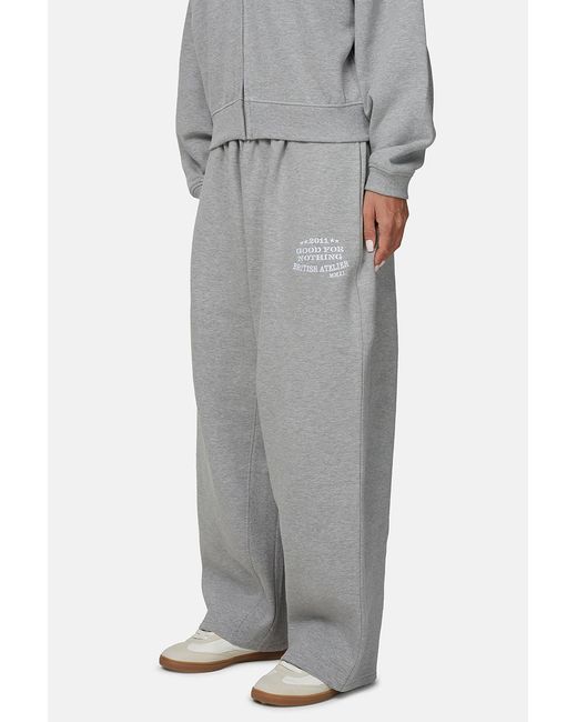 Good For Nothing Gray Baggy Camo Jogger With Embroidered Logo