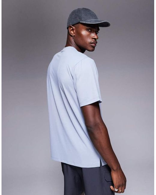 4505 Blue Icon Quick Dry Mesh Training T-Shirt for men