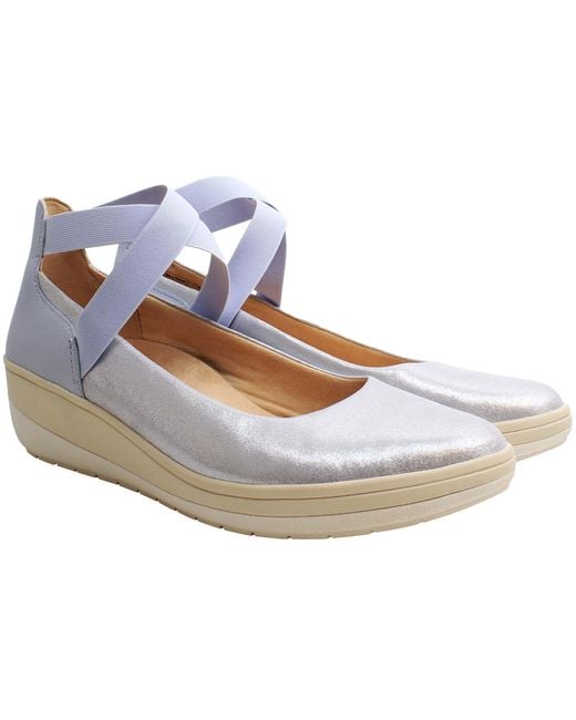 Vionic Blue Ellery Wedges