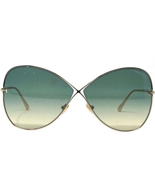 Tom Ford Green Nickie Ft0842 28P Rose Sunglasses