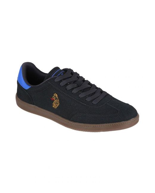 Luke 1977 Blue Berg Suede Trainers for men