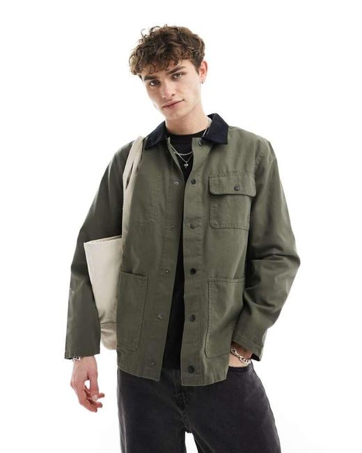 Vans Gray Drill Chore Coat for men