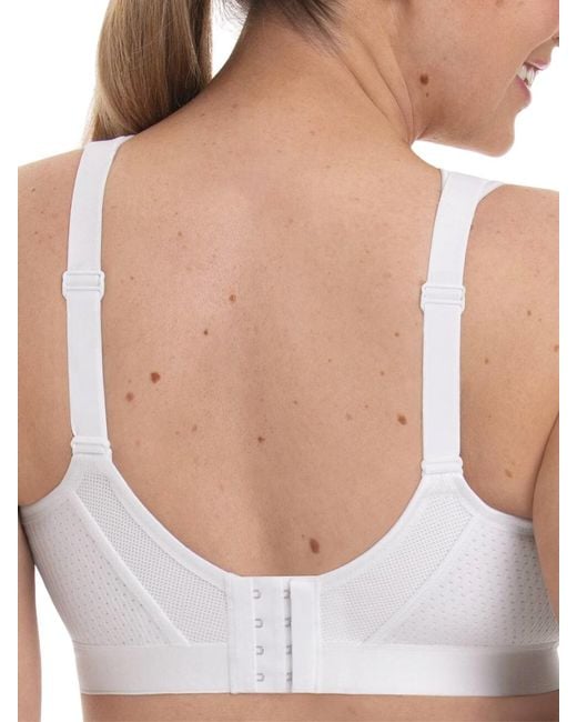 Anita White Active Extreme Control F-K Sports Bra
