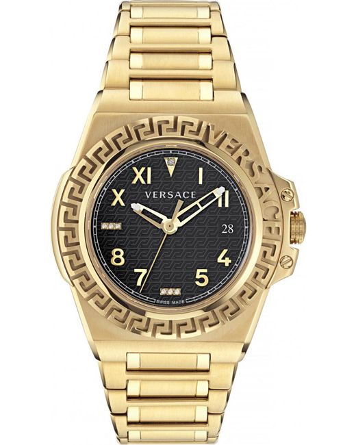 Versace Metallic Ve3I00723 Ladies Greca Reaction Watch
