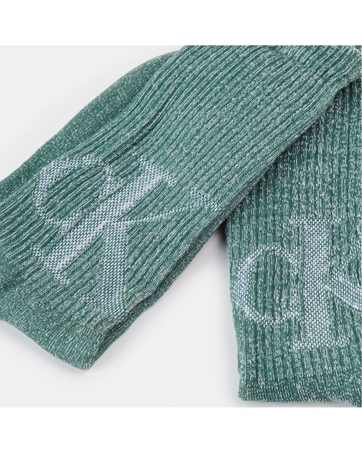 Calvin Klein Blue Crew Socks for men