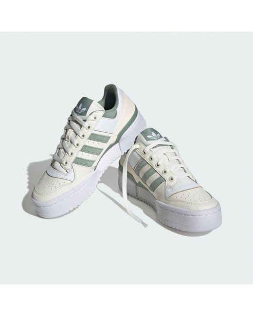 Adidas Originals White Forum Bold Shoes