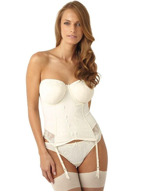 Panache White Evie Bridal Basque