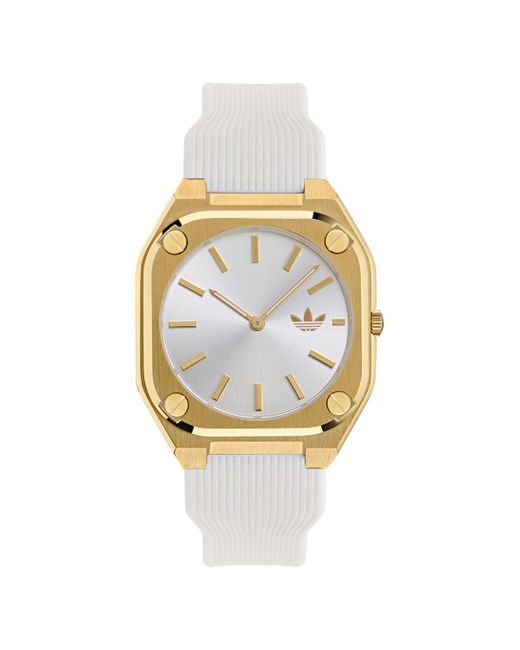 Adidas Originals Metallic City Tech Watch Aofh24003 Silicone