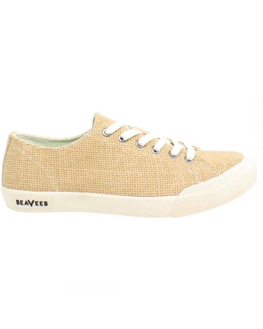 Seavees Natural Seavess Monterey Raffia Shoes Canvas (Archived)