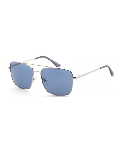 Calvin Klein Blue 57Mm Sunglasses Ck19136Sn-045