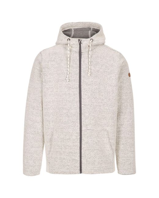 Trespass Multicolor Scawton Zipped Hoodie (Off Marl) for men