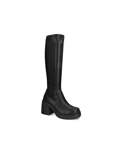 Steve Madden Black Leather Berkleigh Boots