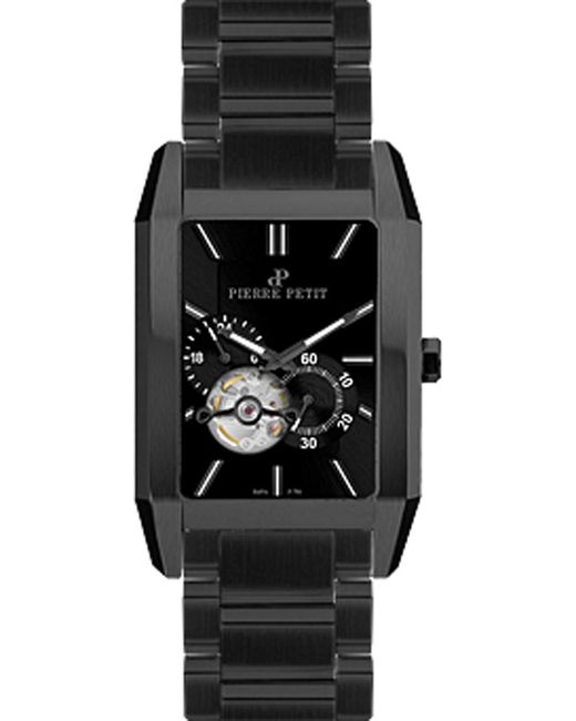 Pierre Petit Black Serie Paris Watch Stainless Steel for men